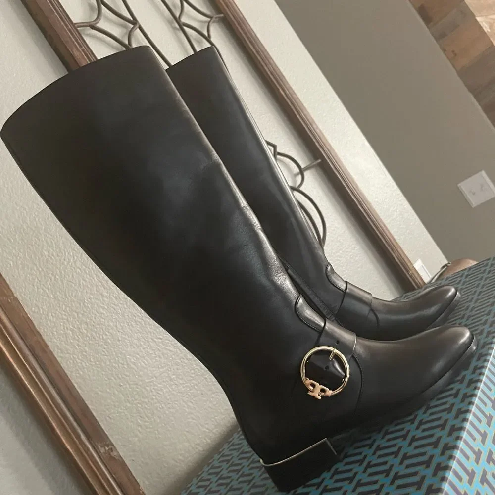 New Tory Burch leather boots